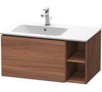 Duravit L-Cube meuble sous-lavabo LC619107979 82x48,1x40cm, 2000 coulissant, vasque à gauche, noyer naturel