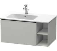 Duravit Meuble sous-vasque L-Cube LC619100707 82×48,1×40cm vasque à gauche gris béton mat