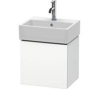 Duravit L-Cube Meuble sous-lavabo suspendu 43,4x34,1 cm, 1 porte, à charnières à droite, pour Vero Air 072445, LC6245R1111, Couleur: chêne cachemire placage bois véritable