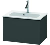 Meuble Pour Lavabo Encastrable Duravit L-Cube pour 234263 400x620x391mm Graphite Mat