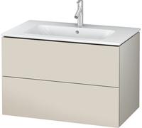 Duravit L-Cube Meuble sous-lavabo suspendu, largeur 820mm, profondeur 481, 2 tiroirs, adapté "Me by Starck" Article 233683, LC624109191, Couleur: Décor Taupe
