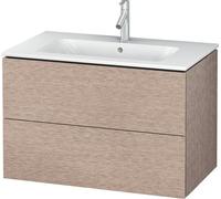 Duravit L-Cube Meuble sous-lavabo suspendu, largeur 820mm, profondeur 481, 2 tiroirs, adapté "Me by Starck" Article 233683, LC624101111, Couleur: chêne cachemire placage bois véritable