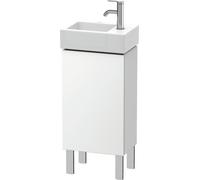 Duravit L-Cube Meuble sous-lavabo vertical, 1 porte, charnière à droite, 364x241x582mm, LC6793R1818, Couleur: Décor blanc mat