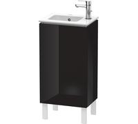 Duravit Vasque L‑Cube LC6273L4040 42×29,4×70,4 cm debout, porte à gauche noir brillant
