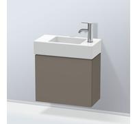 Duravit Vasque L-Cube LC6246L9090 48×24×40 cm suspendue porte à gauche flanelle gris soie mat