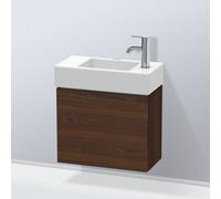 L-Cube Duravit vasque LC6246R6969 48x24x40cm, suspendu, porte à droite, noyer brossé