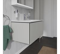 L-Cube Duravit vasque LC614100707 82 x 48, 2000 cm, gris béton mat, 2000 , suspendu