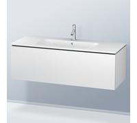 Duravit L-Cube bâti-support lavabo suspendu, 1 tiroir, 1220x400x481mm, LC614301818, Couleur: Décor blanc mat