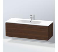 Duravit Bâti-support lavabo suspendu L-Cube LC614306969, 1 tiroir, 1220×400×481 mm, Noyer brossé