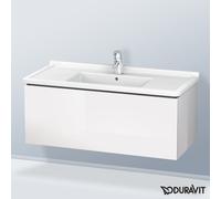 Duravit Meuble sous-vasque L-Cube LC616602222 102×46,9×40,8 cm suspendu 1 tiroir Blanc brillant