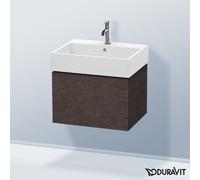 Duravit Meuble sous-vasque L-Cube LC617507272 58,4×45,9 cm 1 tiroir chêne brossé foncé suspendu