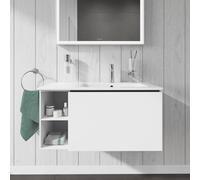 Duravit Meuble sous lavabo L-Cube LC619201818 82x48,1x40cm 2000 coulissant vasque à droite blanc mat