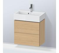 Duravit Meuble sous-vasque L-Cube LC621903030 2 tiroirs 58,4x39,1x54,4 cm Décor chêne naturel