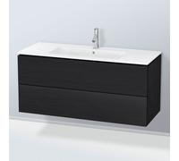 Duravit Vasque L-Cube LC624301616, 122 x 48, 2000 cm, chêne noir, 2 tiroirs, suspendu