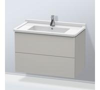 Duravit Meuble sous-vasque L-Cube LC626500707 82 x 46,9 cm gris béton mat 2 tiroirs suspendu