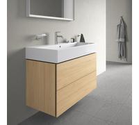 Duravit Meuble sous-vasque L-Cube LC627803030 2 tiroirs 98,4×45,9 cm chêne naturel suspendu