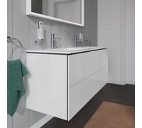 Duravit Meuble sous-lavabo suspendu L-Cube LC625902222 4 tiroirs 1290x550x481mm Décor blanc brillant