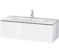 DURAVIT L-Cube - Meuble sous vasque avec 1 tiroir 1220x400x481mm blanc brillant/blanc brillant