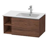Duravit L-Cube meuble sous vasque LC619202121 82x48,1x40cm, 2000 coulissant, vasque à droite, noyer foncé
