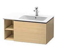 Duravit L-Cube meuble sous vasque LC619207171 82x48,1x40cm, 2000 coulissant, vasque à droite, chêne méditerranéen