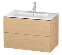 L-Cube Duravit vasque LC624103030 82 x 48, 2000 cm, chêne naturel, 2 tiroirs, suspendu