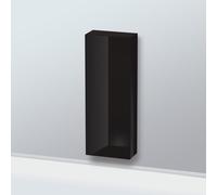 Duravit L-Cube armoires mi-hautes, 1 porte charnière à gauche, 500x243x1320mm, LC1169L4040, Couleur: Laque noire brillante