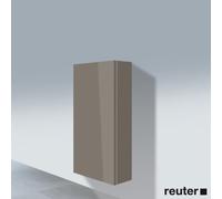 Duravit L-Cube armoire mi-haute, largeur 500mm, profondeur 243mm, 1 porte, charnières à gauche, LC1169L8989, Couleur: Laque haute brillance Gris Flanelle