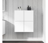 Duravit L-Cube armoires mi-hautes, 2 portes, 700x243x800mm, LC116708484, Couleur: Blanc super mat Décor