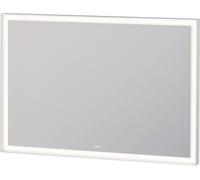 Duravit L-Cube Miroirs avec éclairage, angulaires, 1000x700x67mm, blanc aluminium mat, LC7382018180000, Exécution: sans rÃ©troviseur chauffant