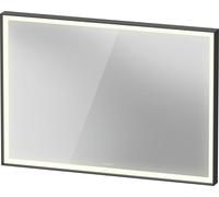Duravit L-Cube Miroirs avec éclairage, angulaires, 1000x700x67mm, graphite aluminium mat, LC7382049490000, Exécution: sans rÃ©troviseur chauffant