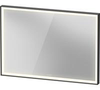 Duravit L-Cube Miroirs avec éclairage, angulaires, 1000x700x67mm, graphite aluminium mat, LC7382049490100, Exécution: avec miroir chauffant