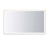 Duravit L-Cube Miroirs avec éclairage, angulaires, 1200x700x67mm, blanc aluminium mat, LC7383018180100, Exécution: avec miroir chauffant