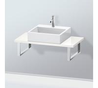 Duravit L-Cube console LC104C02222 épaisseur 3 cm, blanc haute brillance, pour Vasques à poser , variable