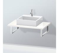 Duravit L-Cube console LC106C02222 épaisseur 3 cm, blanc haute brillance, pour Aufsatzbecken , variable