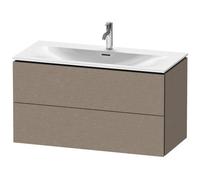 Duravit L-Cube Vanity unit à accrochage mural LC6308, 1020x481 mm, 2 tiroirs, pour Viu 234410, LC630801111, Couleur: chêne cachemire placage bois véritable