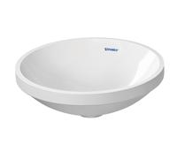 DURAVIT Architec - Lavabo à encastrer par le dessous 375x375mm sans trous de robinetterie sans trop-plein blanc sans WonderGliss