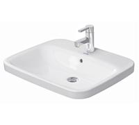 Duravit DuraStyle bassin encastré 0374620000 61,5 x 49,5 cm, blanc, l' installation d' en haut, 1 trou de coulée