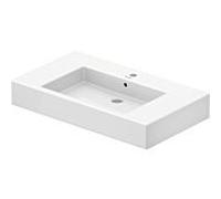 Duravit lavabo pour meuble Vero 85 x 49cm 0329850000 blanc, avec trou pour robinetterie et trop-plein, pour console en métal