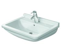 Duravit lavabo Starck 3 60cm, 1 trou pour robinet, 03006000001, Couleur: Blanc avec Wondergliss