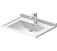 Duravit lavabo Starck 3 Vital 70 cm, 1 trou de robinetterie, 03097000001, cou...