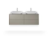 Duravit lavabo sur le dessus Viu 235860, 600 mm, rectifié, sans trou de coulée sans trop-plein, sans trou de coulée établi, 23586000001, Couleur: Blanc avec Wondergliss