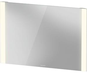 Duravit lumière et miroirs Best miroir avec éclairage LED, interrupteur à capteur, miroir chauffant, champs lumineux latéraux, hauteur 700mm, blanc mat, LM7887D00000000, Longueur: 1000mm