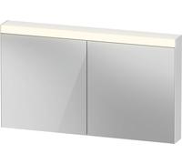 Duravit Lumière et miroirs Better Armoire de toilette avec éclairage, 2 portes miroir, 1310x760x148mm, LM7864000000, Exécution: FR Fiche dalimentation
