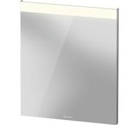 Duravit lumière et miroirs Better Miroirs avec éclairage LED, interrupteur à capteur, champ lumineux en haut, hauteur 700mm, blanc mat, LM7845000000000, Longueur: 600mm