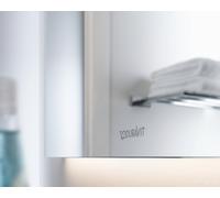Duravit lumière et miroirs Better Miroirs avec éclairage LED, interrupteur à capteur, champs lumineux latéraux, hauteur 700mm, blanc mat, LM7877000000000, Longueur: 1000mm
