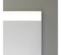 Duravit lumière et miroirs Good Miroirs avec éclairage LED, champ lumineux en haut, hauteur 700mm, blanc mat, LM7839000000000, Longueur: 1300mm