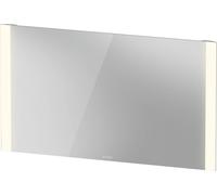 Duravit lumière et miroirs Good Miroirs avec éclairage LED, champs lumineux latéraux, hauteur 700mm, blanc mat, LM7868000000000, Longueur: 1200mm