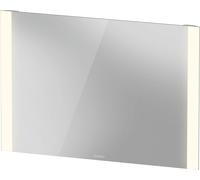 Duravit lumière et miroirs Good Miroirs avec éclairage LED, champs lumineux latéraux, hauteur 700mm, blanc mat, LM7867000000000, Longueur: 1000mm