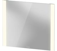 Duravit lumière et miroirs Good Miroirs avec éclairage LED, champs lumineux latéraux, hauteur 700mm, blanc mat, LM7866000000000, Longueur: 800mm