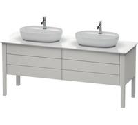 Duravit Luv armoire 173.3x57x74.3 cm sous-lavabo sur pied blanc LU9567B3939